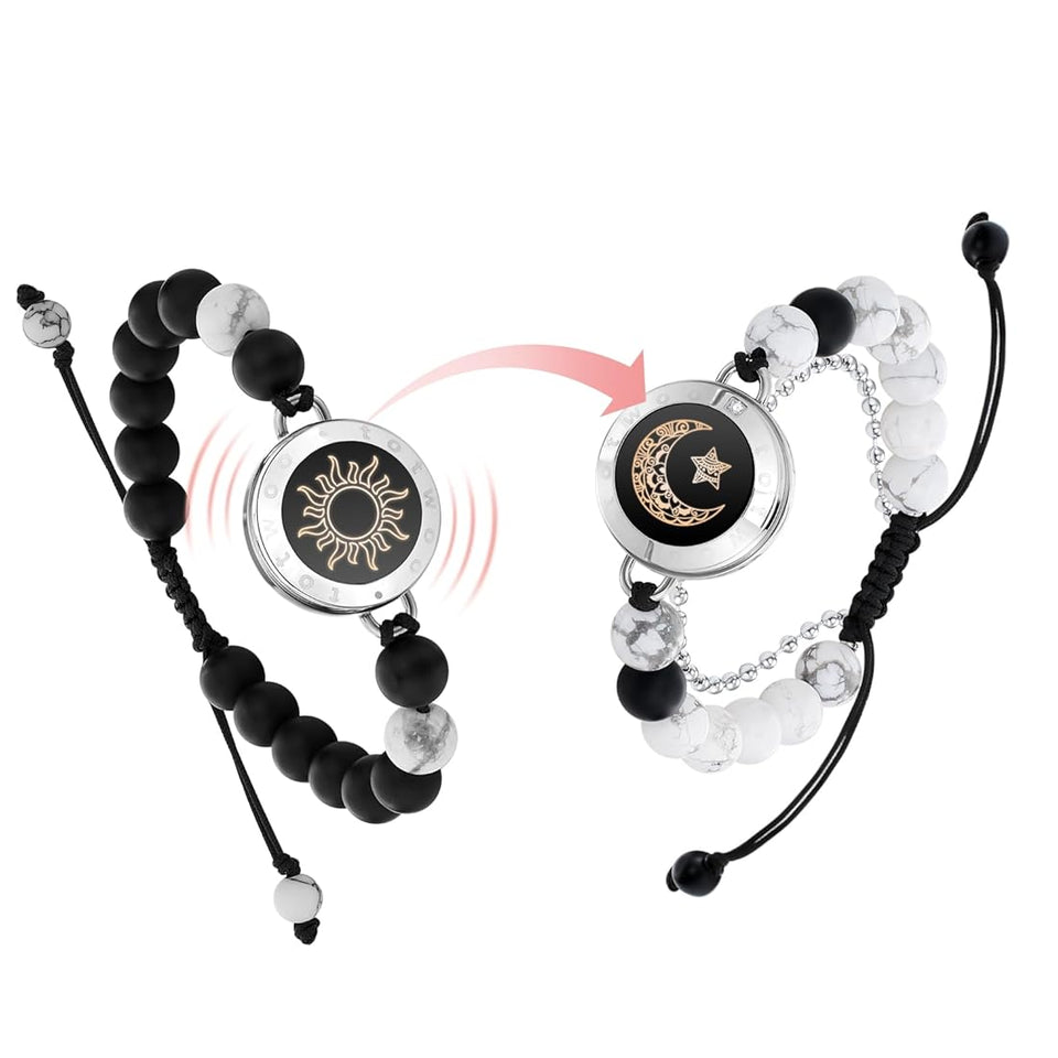 Sun & Moon Touch Bracelets with Matching Beads